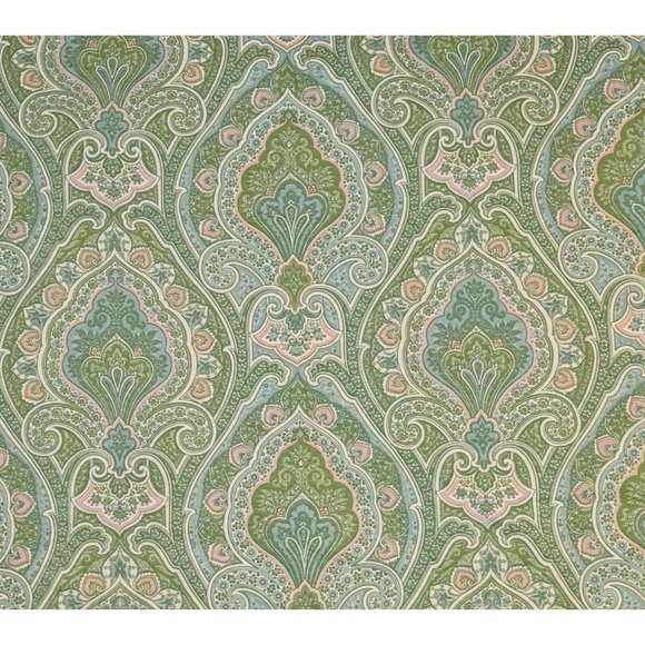 P Kaufman Fabric Drapery Fabric Paisley Drapery Abstract Green 10 Ft 3.3yds